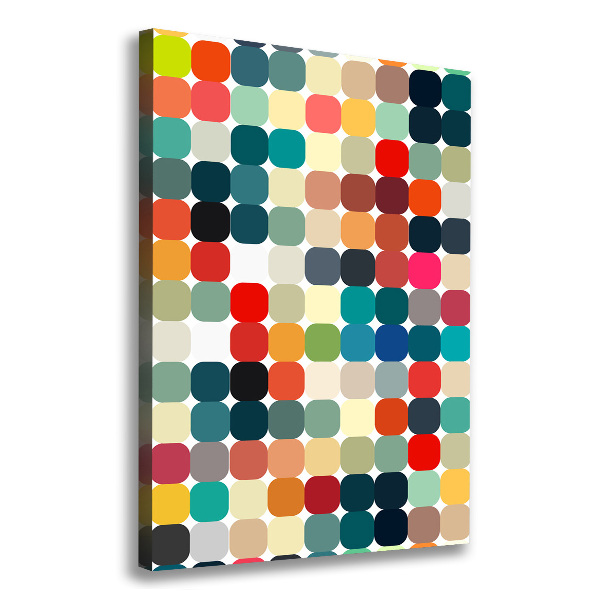 Picture canvas print Geometric background