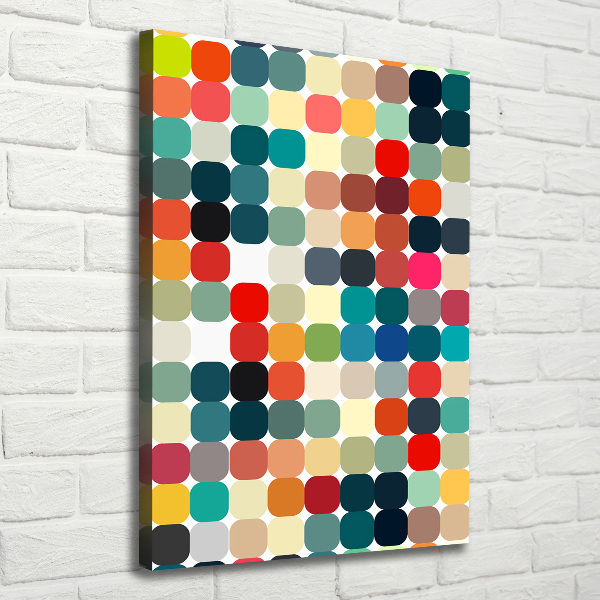 Picture canvas print Geometric background