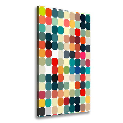 Picture canvas print Geometric background