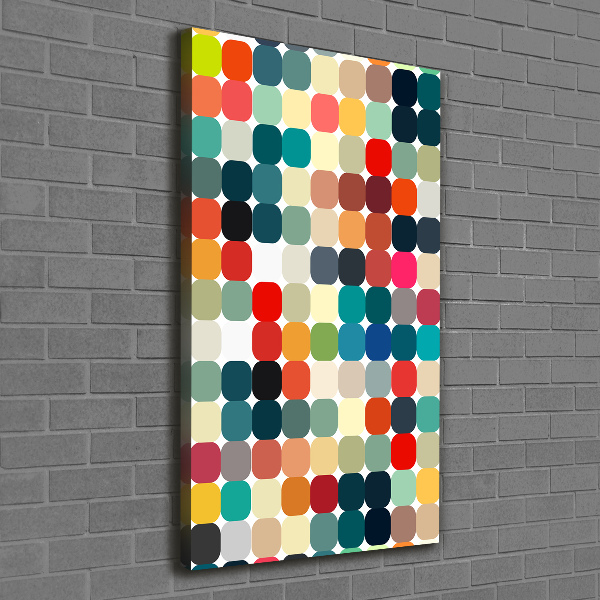 Picture canvas print Geometric background