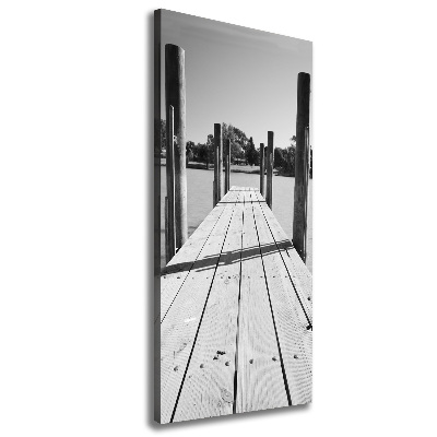 Canvas wall art Wooden pier