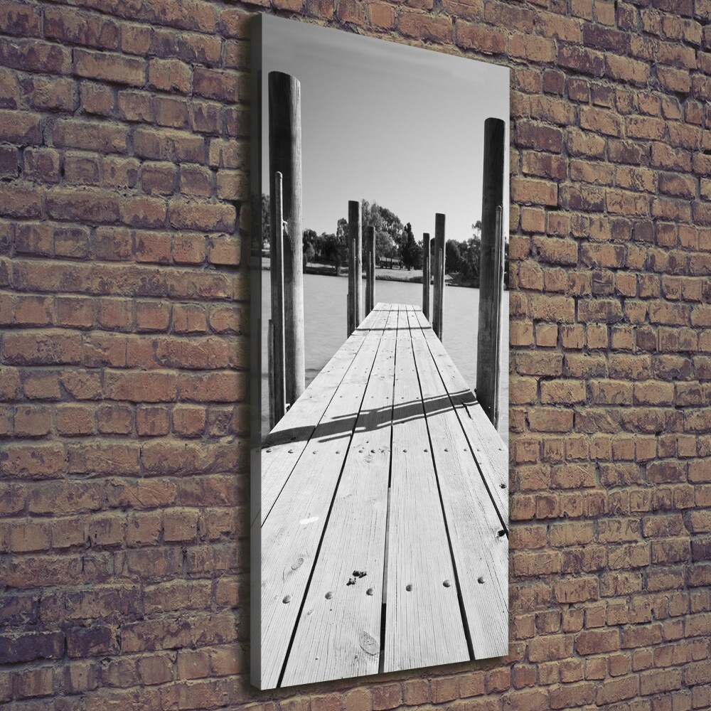 Canvas wall art Wooden pier