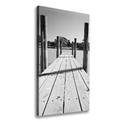 Canvas wall art Wooden pier