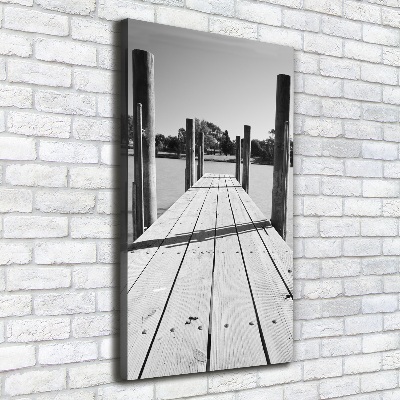 Canvas wall art Wooden pier