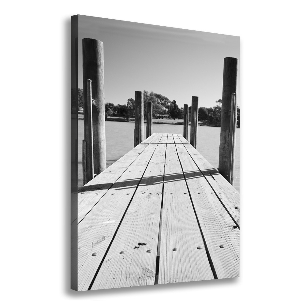 Canvas wall art Wooden pier