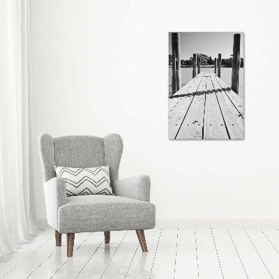 Canvas wall art Wooden pier