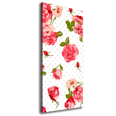 Canvas wall art Wild roses