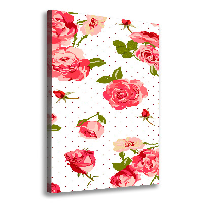 Canvas wall art Wild roses