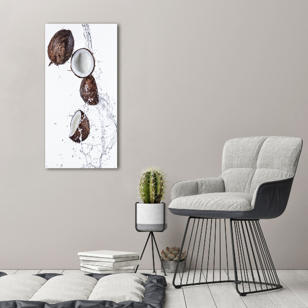 Wall art canvas large Coconut