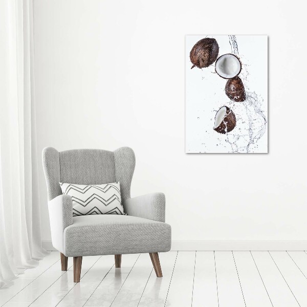 Wall art canvas large Coconut