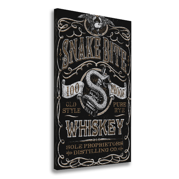 Large canvas wall art Whiskey