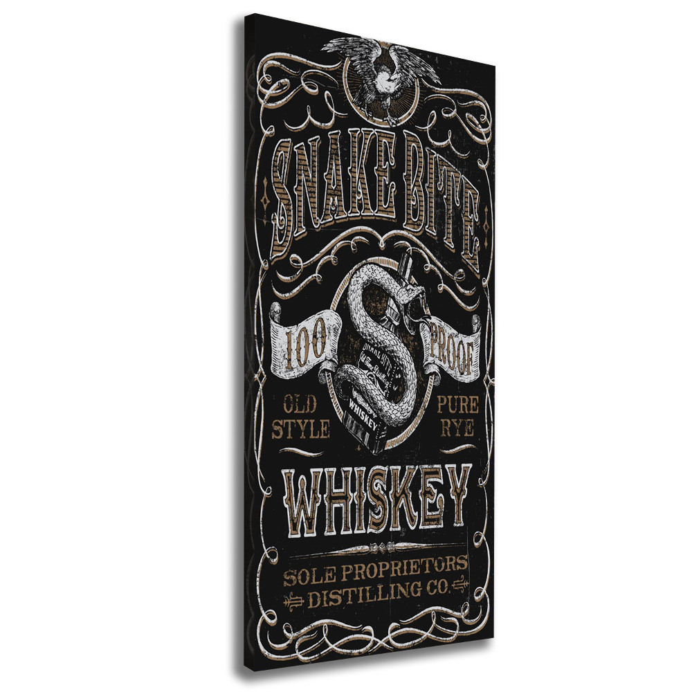 Large canvas wall art Whiskey