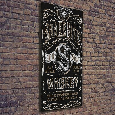 Large canvas wall art Whiskey