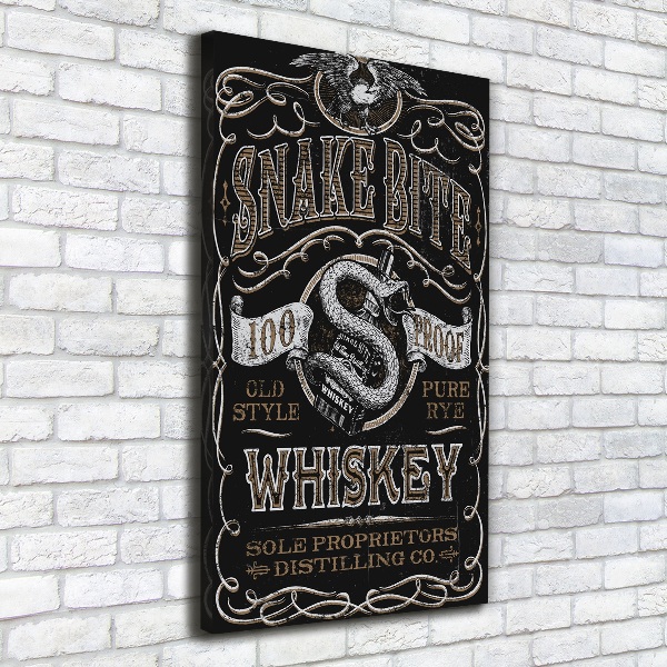 Large canvas wall art Whiskey