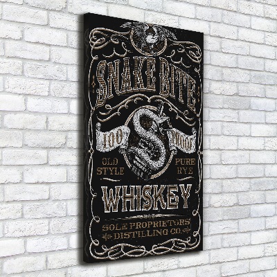 Large canvas wall art Whiskey