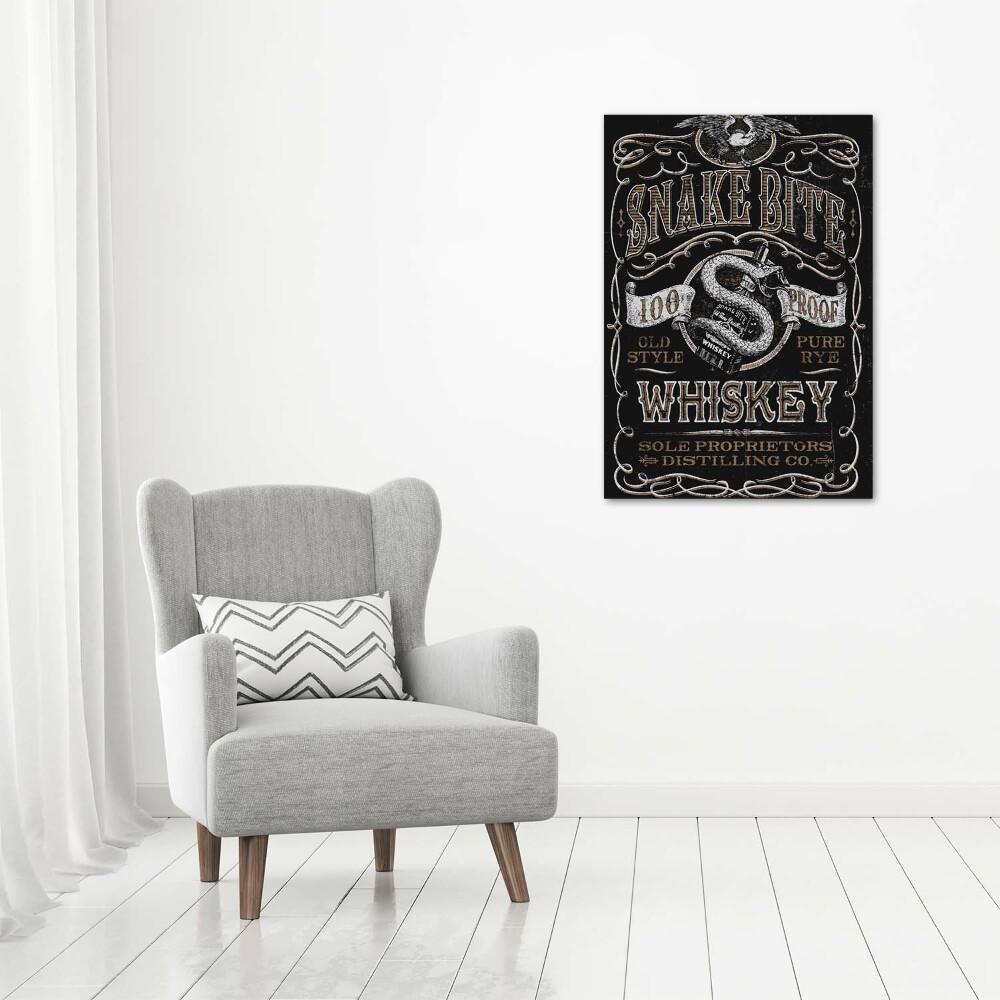 Large canvas wall art Whiskey