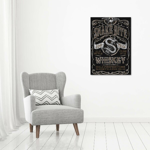 Large canvas wall art Whiskey