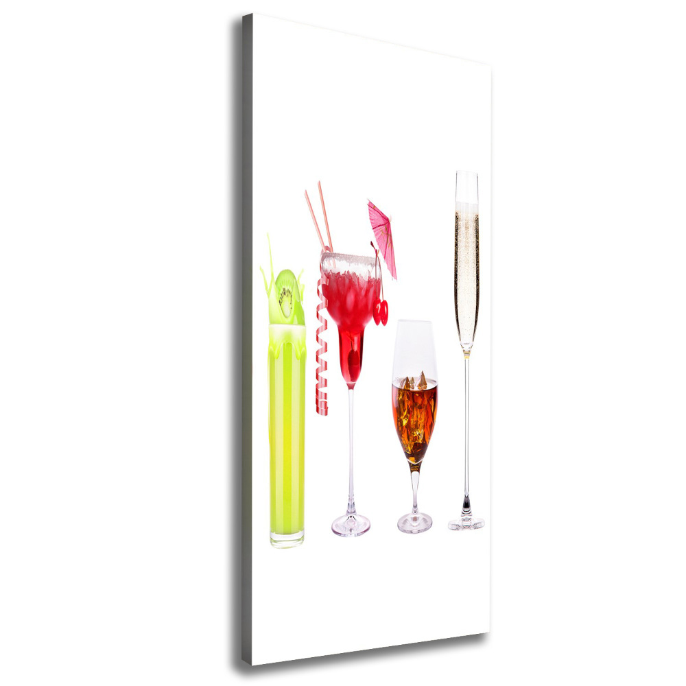 Wall art canvas Colorful cocktails