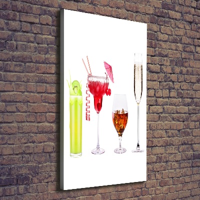 Wall art canvas Colorful cocktails