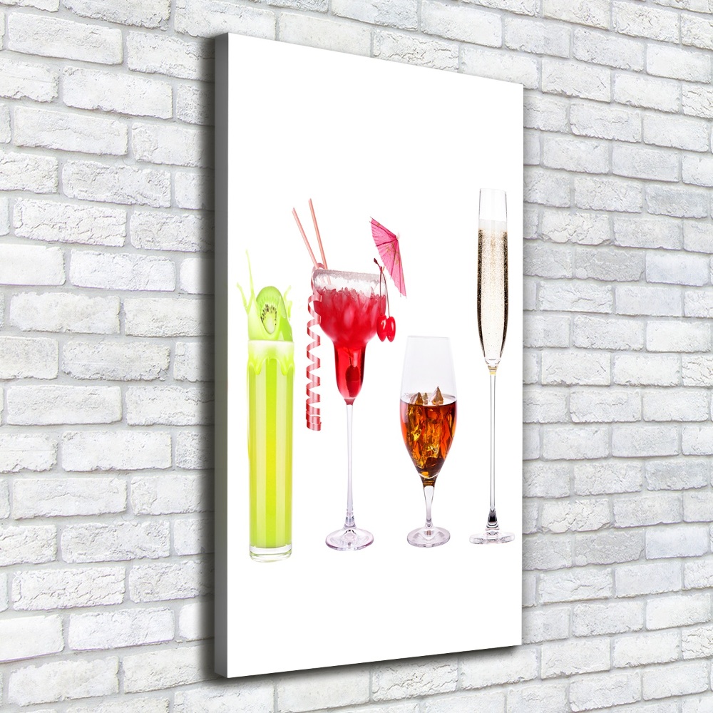 Wall art canvas Colorful cocktails