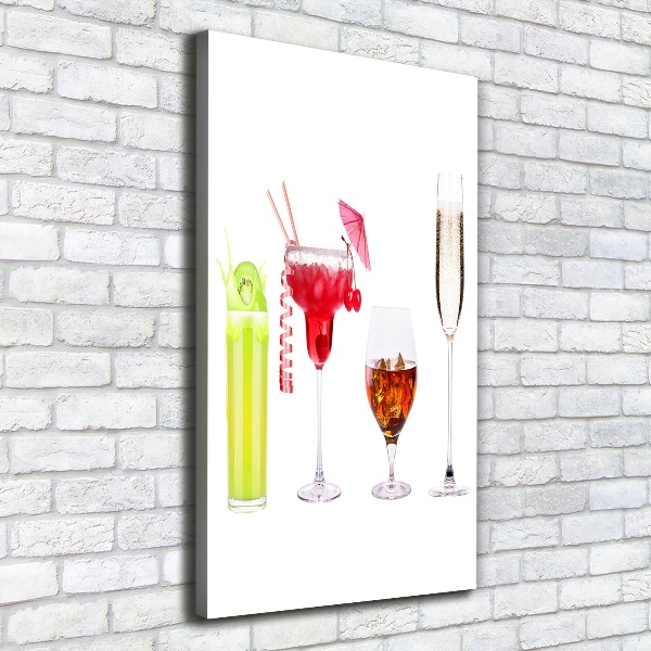 Wall art canvas Colorful cocktails