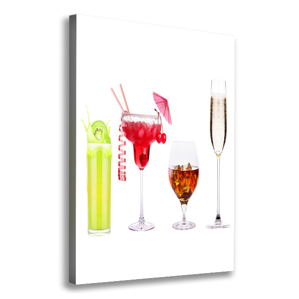 Wall art canvas Colorful cocktails