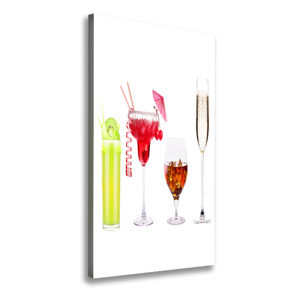 Wall art canvas Colorful cocktails