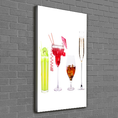 Wall art canvas Colorful cocktails