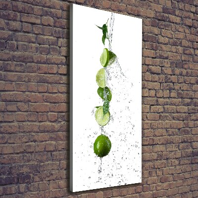 Wall art canvas Lime