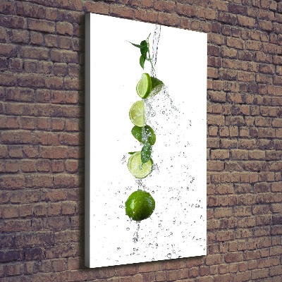 Wall art canvas Lime