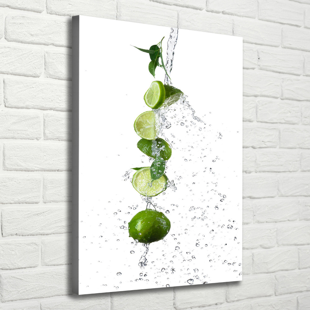 Wall art canvas Lime