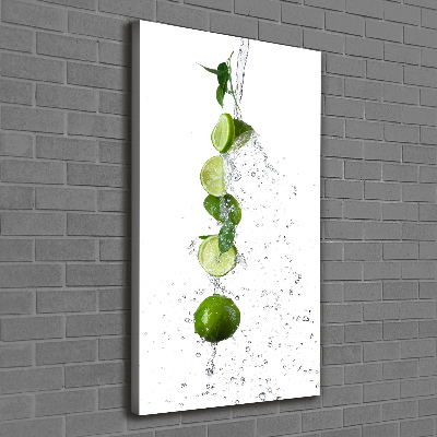 Wall art canvas Lime