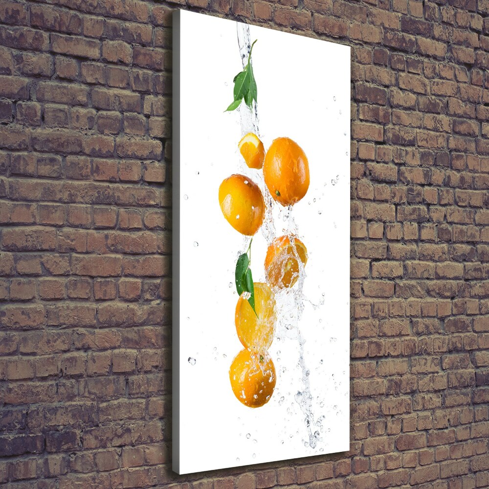 Picture canvas print Oranges