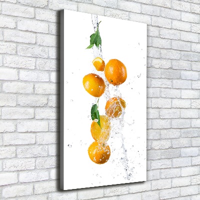 Picture canvas print Oranges