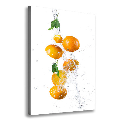 Picture canvas print Oranges