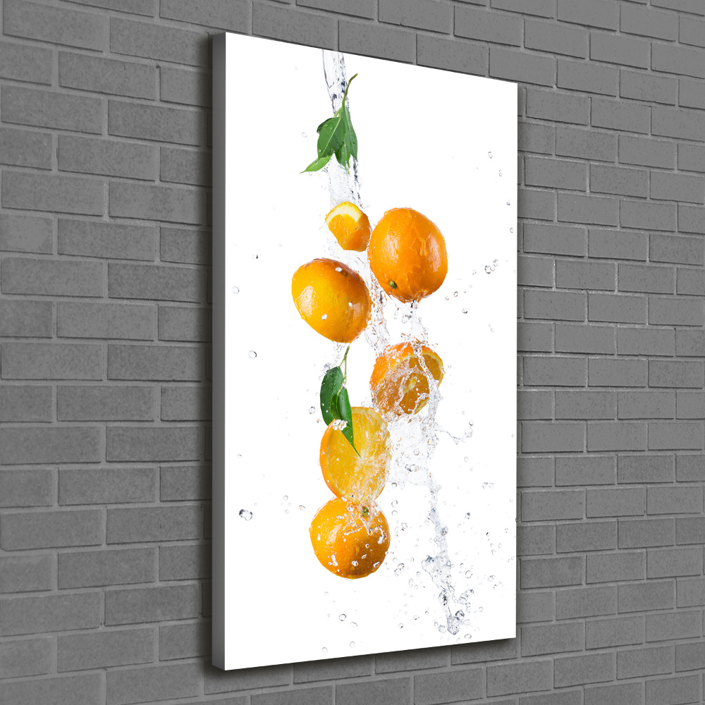 Picture canvas print Oranges