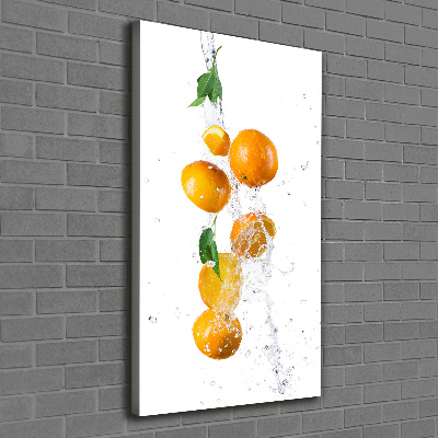 Picture canvas print Oranges