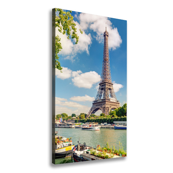 Wall art canvas large Eiffel Paris tower