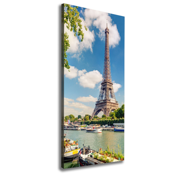 Wall art canvas large Eiffel Paris tower