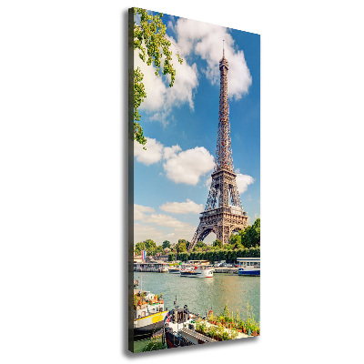 Wall art canvas large Eiffel Paris tower