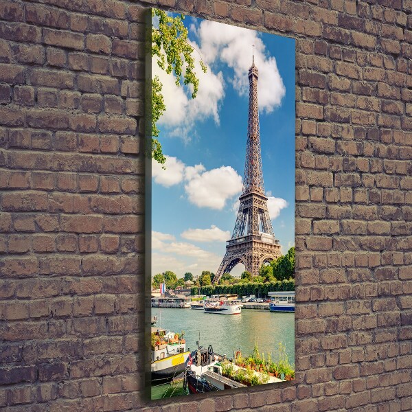 Wall art canvas large Eiffel Paris tower