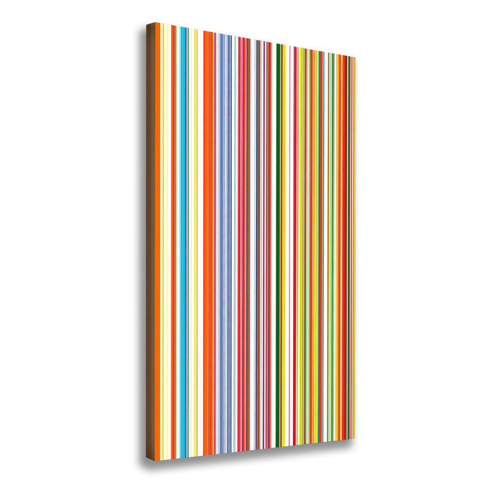 Picture canvas print Colorful stripes