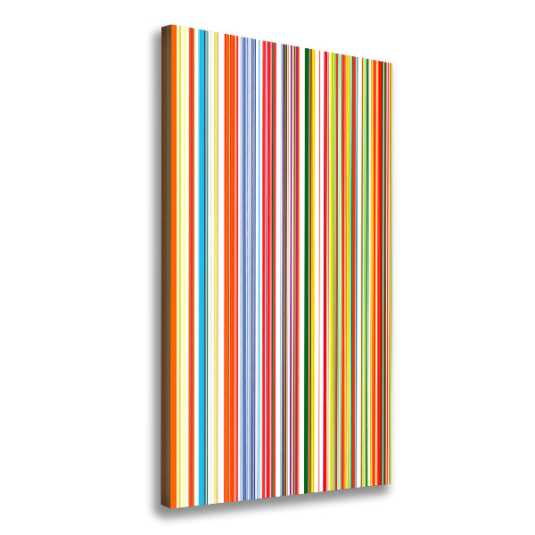 Picture canvas print Colorful stripes