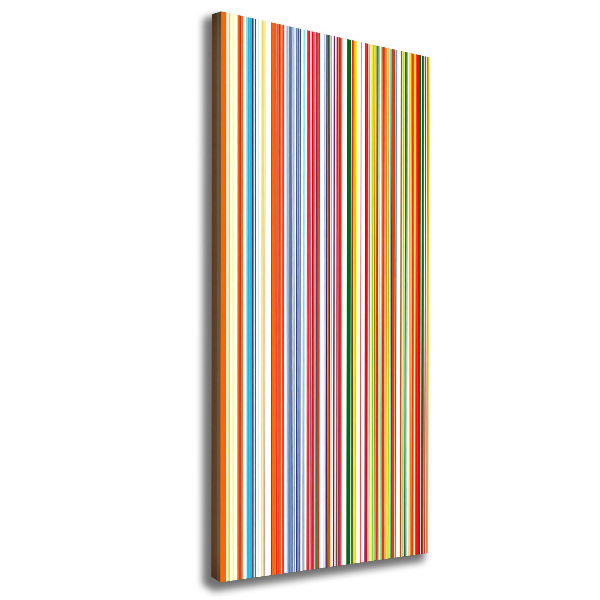 Picture canvas print Colorful stripes