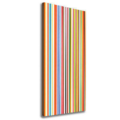 Picture canvas print Colorful stripes