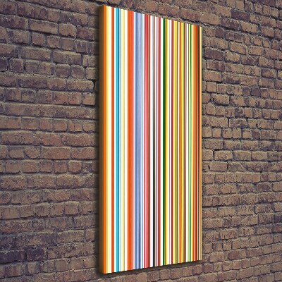 Picture canvas print Colorful stripes