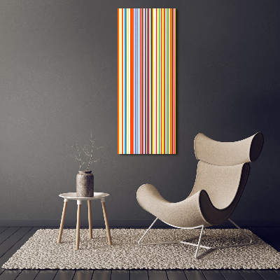 Picture canvas print Colorful stripes