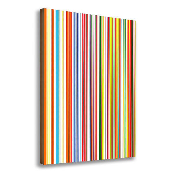 Picture canvas print Colorful stripes