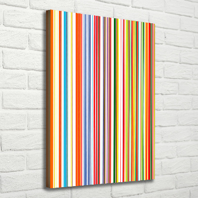 Picture canvas print Colorful stripes