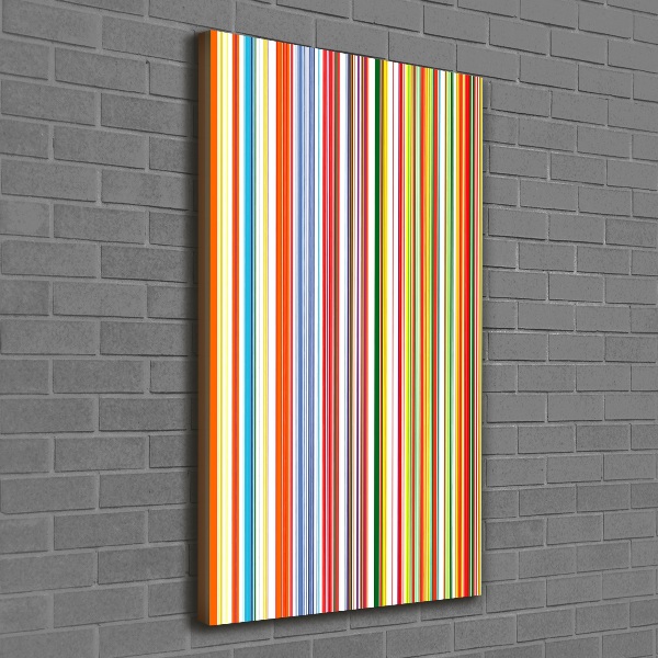 Picture canvas print Colorful stripes